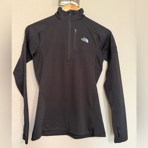 The North Face Black Half-Zip Long Sleeve Pullover